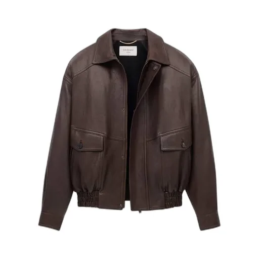 Saint Laurent Zip-Up Bomber Jacket
