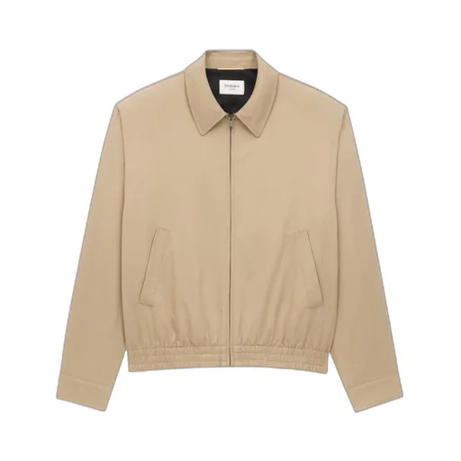 Saint Laurent Zip-Up Long-Sleeved Jacket