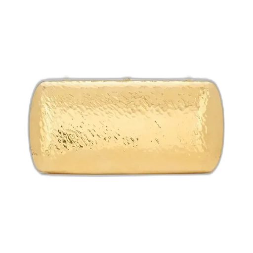 Saint Laurent Evening Logo Plaque Clutch Bag