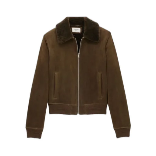 Saint Laurent Zip-Up Bomber Jacket