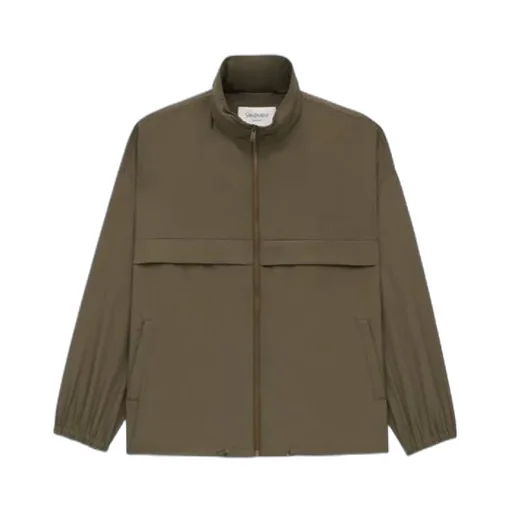 Saint Laurent Zip-Up High Neck Jacket