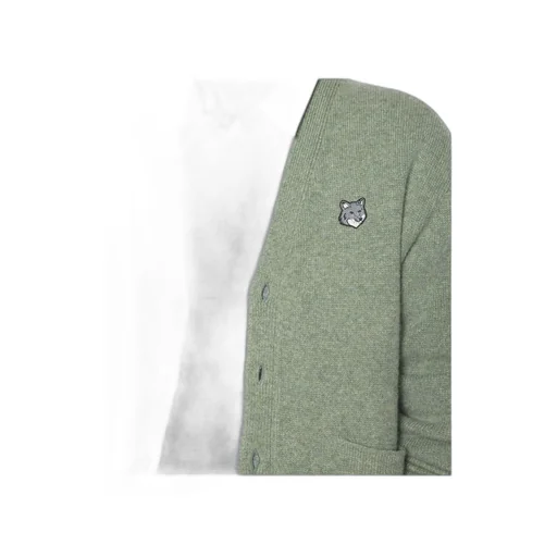 Maison Kitsuné Fox Head Cardigan