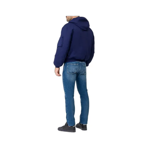 Embroidered Logo Hooded Jacket