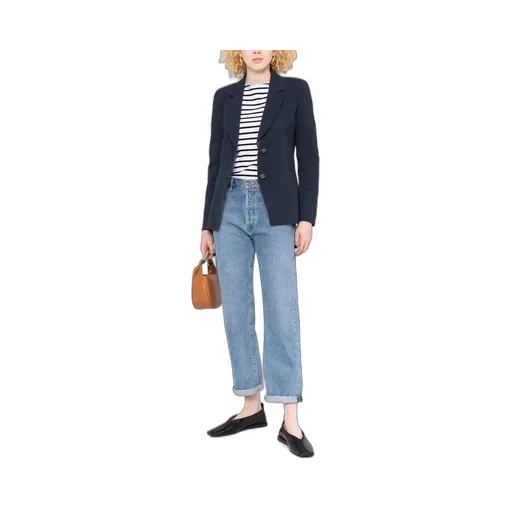 Single-Breasted Twill Jacket