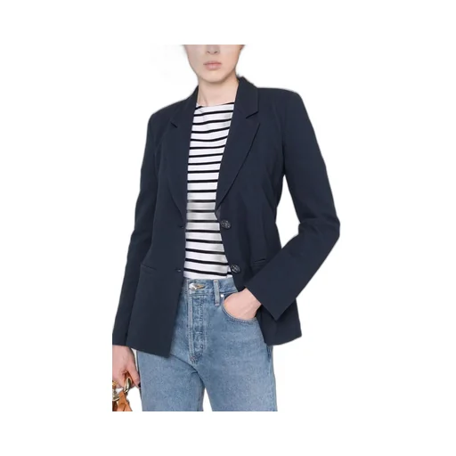 Single-Breasted Twill Jacket