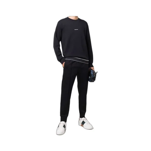 Emporio Armani Mid-Rise Slim-Fit Track Pants