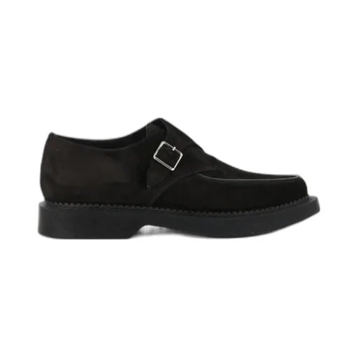 Buckle-Fastening Almond-Toe Loafers