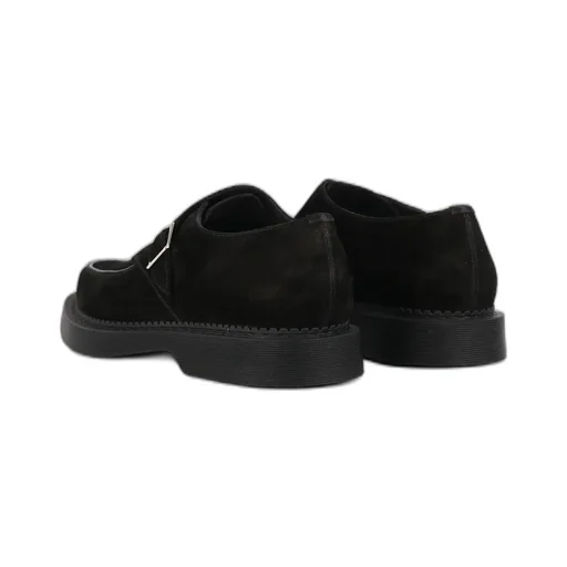 Buckle-Fastening Almond-Toe Loafers