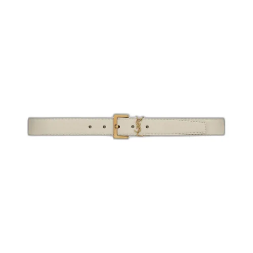 Saint Laurent Monogram Buckled Belt