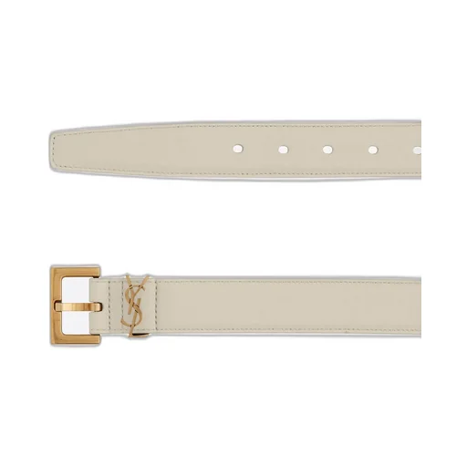 Saint Laurent Monogram Buckled Belt