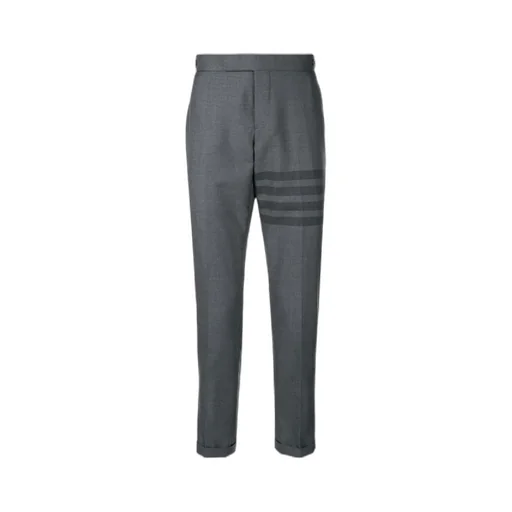 4-Piece Slim Casual Pants With Decorative Patterns