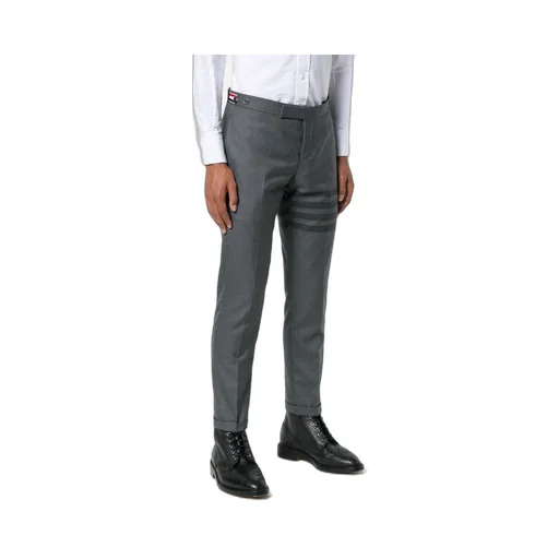 4-Piece Slim Casual Pants With Decorative Patterns