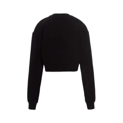 Crystal-Embellished Cut-Out Sweatshirt