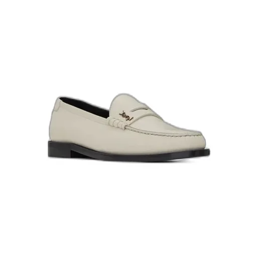 Saint Laurent Monogram Penny Loafers