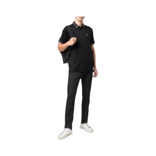 Stripe-Trimmed Polo Shirt
