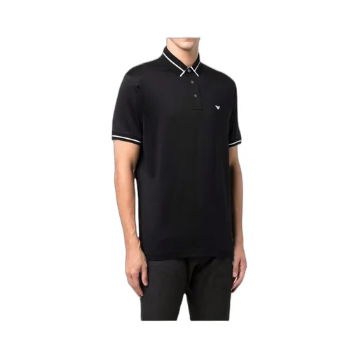 Stripe-Trimmed Polo Shirt