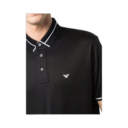 Stripe-Trimmed Polo Shirt