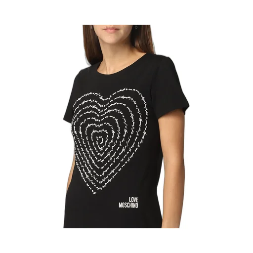 3D Heart Cotton-Jersey Dress