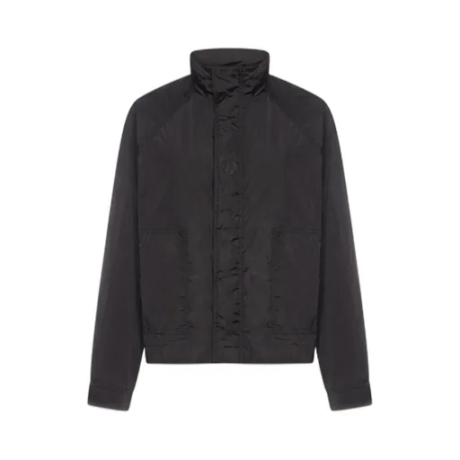 Logo-Print Hooded Jacket