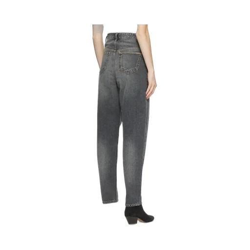High-Rise Tapered Jeans