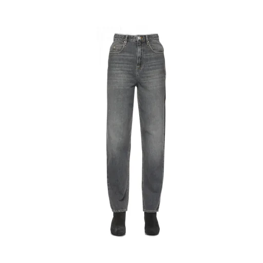 High-Rise Tapered Jeans
