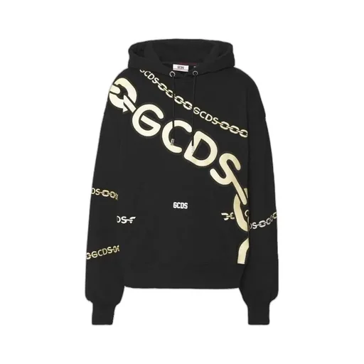 Gcds Logo Printed Drawstring Hoodie