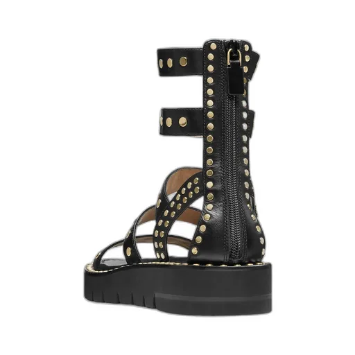 Black Willow Nailed Sandals