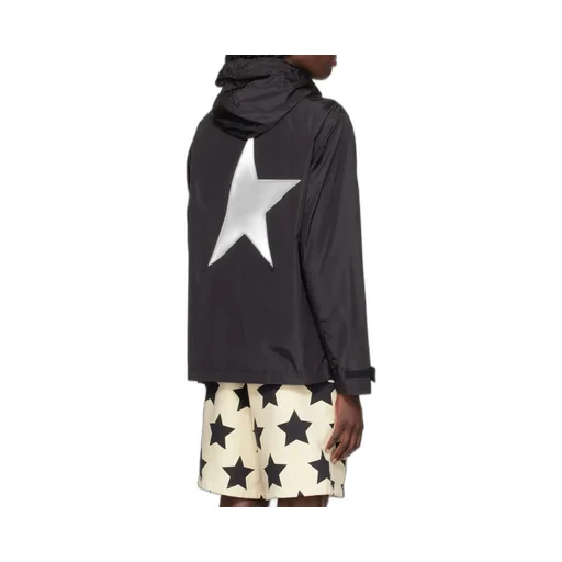 Golden Goose Deluxe Brand Star Printed Hooded Windbreaker