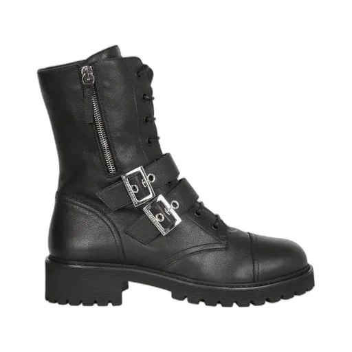 Giuseppe Zanotti Urban Biker Buckle Detailed Boots