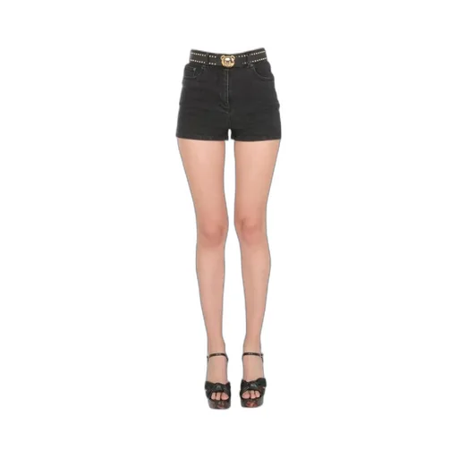 Moschino Belt Denim Shorts