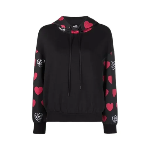 Heart-Logo Print Hoodie