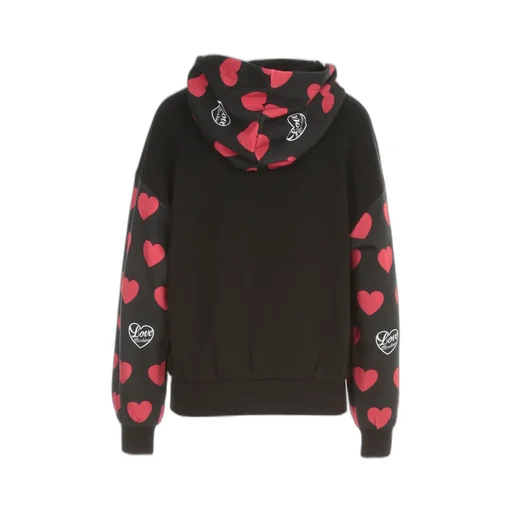 Heart-Logo Print Hoodie