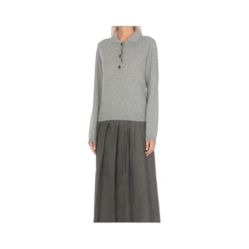 Fabiana Filippi Sequin Embellished Knitted Polo Jumper