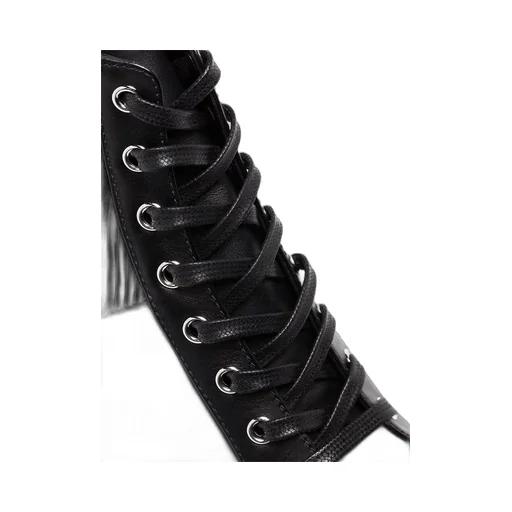 Gianvito Rossi Martis 20 Lace-Up Combat Boots