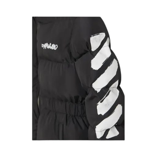 Off-White Kids Zip-Up Puffer Jacket