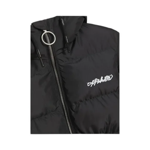 Off-White Kids Zip-Up Puffer Jacket