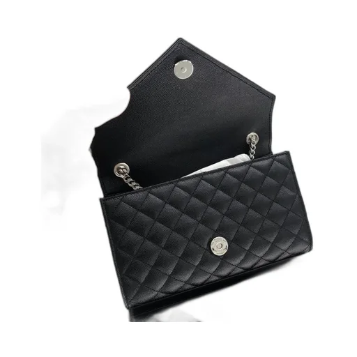 Saint Laurent Envelope Matelassé Small Crossbody Bag