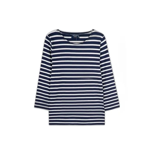 Striped Round-Neck T-Shirt