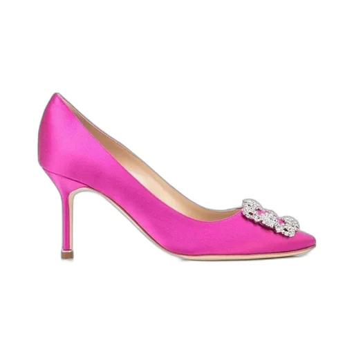 Logo Buckle High Heels