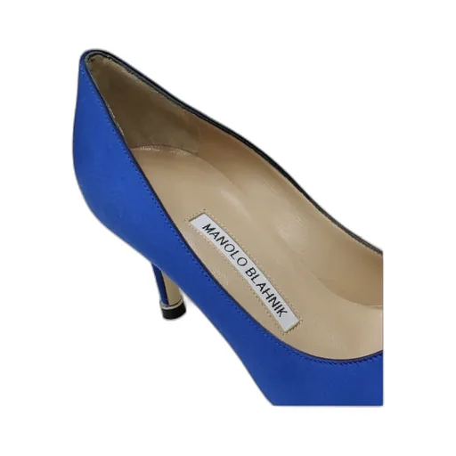 Satin Jewelry Buckle High Heels