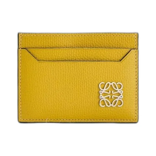Anagram Plain Cardholder In Pebble Grain Calfskin