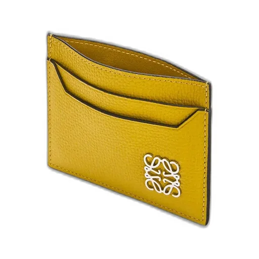 Anagram Plain Cardholder In Pebble Grain Calfskin