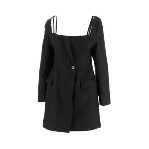 Jacquemus La Robe Maniu Sq Nk Ls Flap Pc