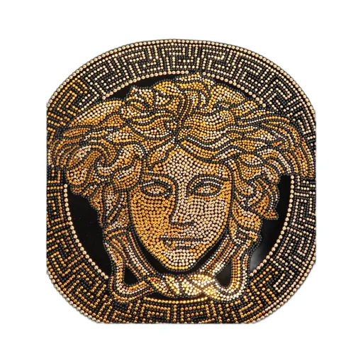 Versace Medusa Embellished Cushion