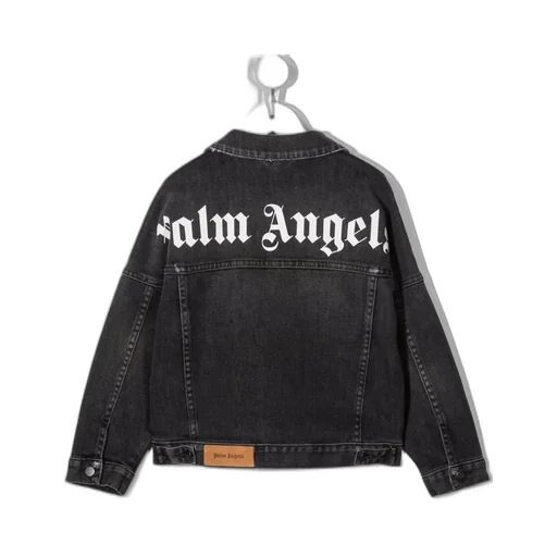Logo-Print Denim Jacket