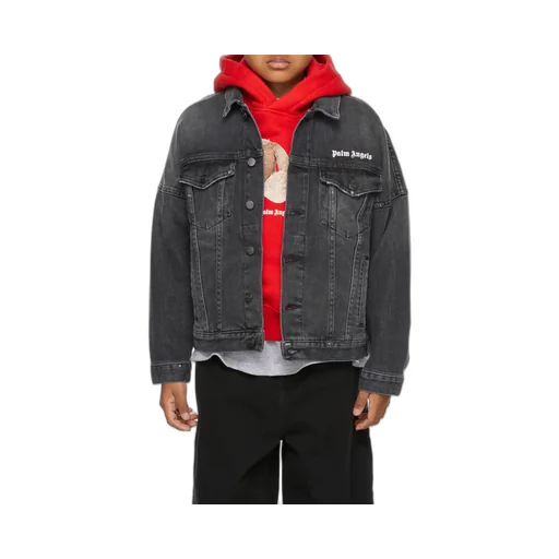 Logo-Print Denim Jacket