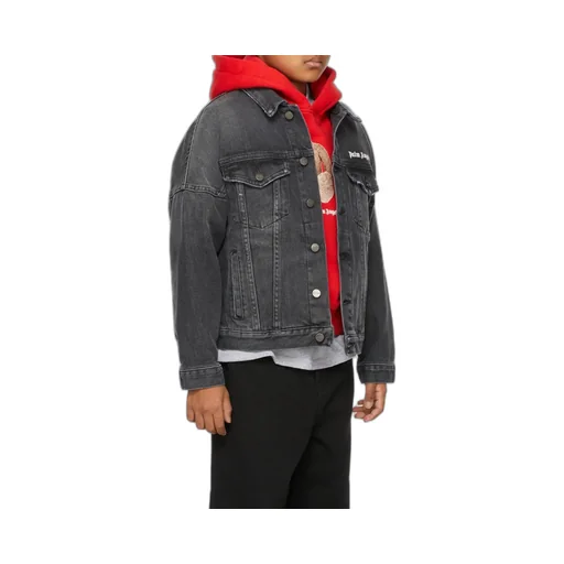 Logo-Print Denim Jacket