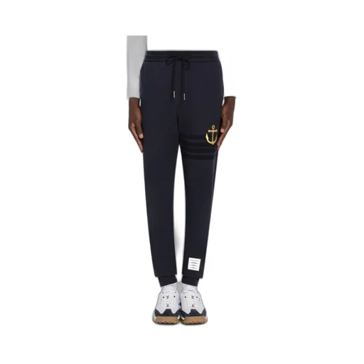 Thom Browne Anchor Embroidered Trackpants