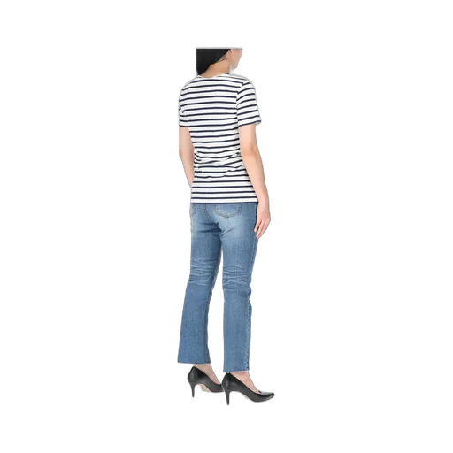 Stripe Detail Short-Sleeved T-Shirt