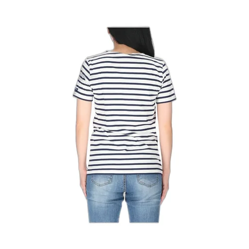 Stripe Detail Short-Sleeved T-Shirt